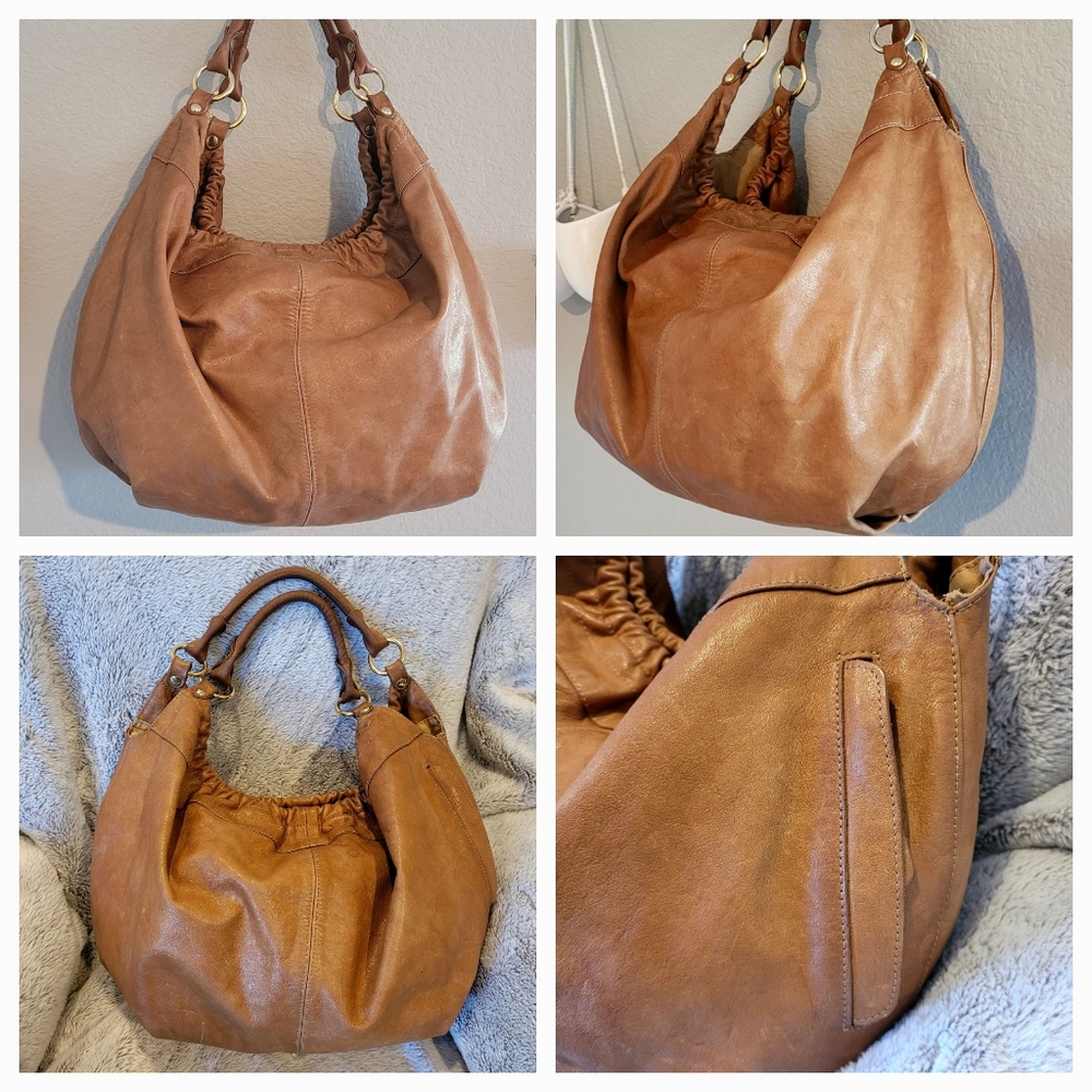 GIANNI NOTARO Italian Leather Hobo Bag - Picture 13 of 14